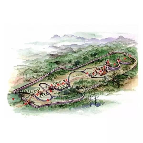 穿墻透壁，手繪中國古代經(jīng)典古建筑