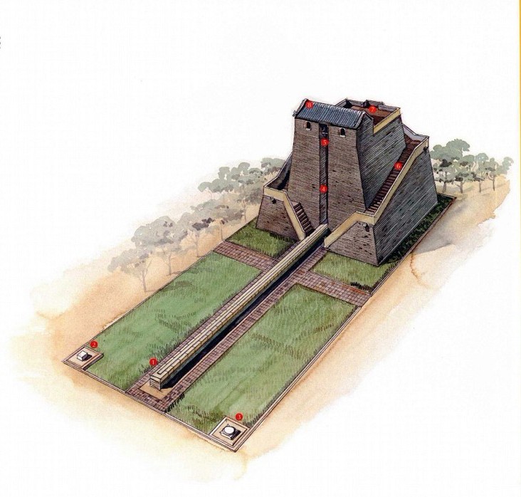 穿墻透壁，手繪中國古代經典古建筑