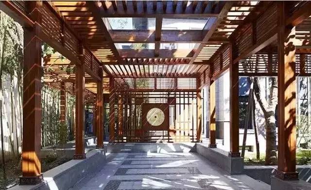 論新中式建筑中的景觀手法,傳統藝術構造