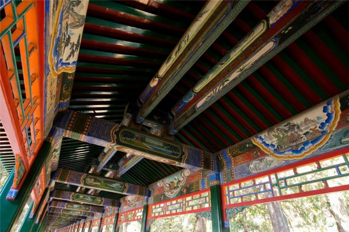中國(guó)古建筑結(jié)構(gòu)長(zhǎng)廊欣賞