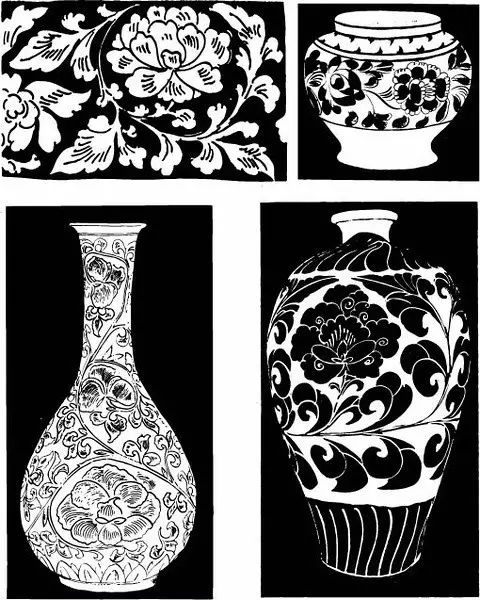 青花瓷素材圖案欣賞，中國(guó)傳統(tǒng)藝術(shù)就是這么美