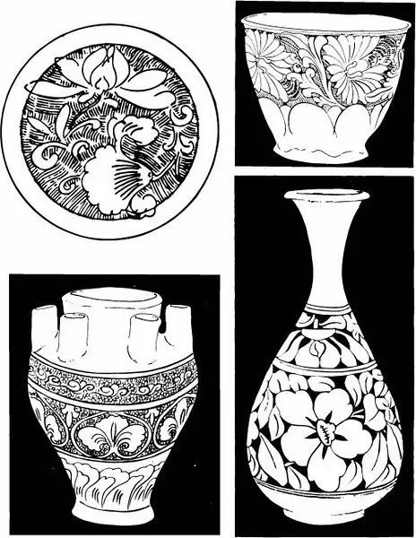 青花瓷素材圖案欣賞，中國(guó)傳統(tǒng)藝術(shù)就是這么美
