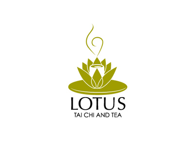 圣潔精簡蓮花logo，精品個性蓮花logo設(shè)計