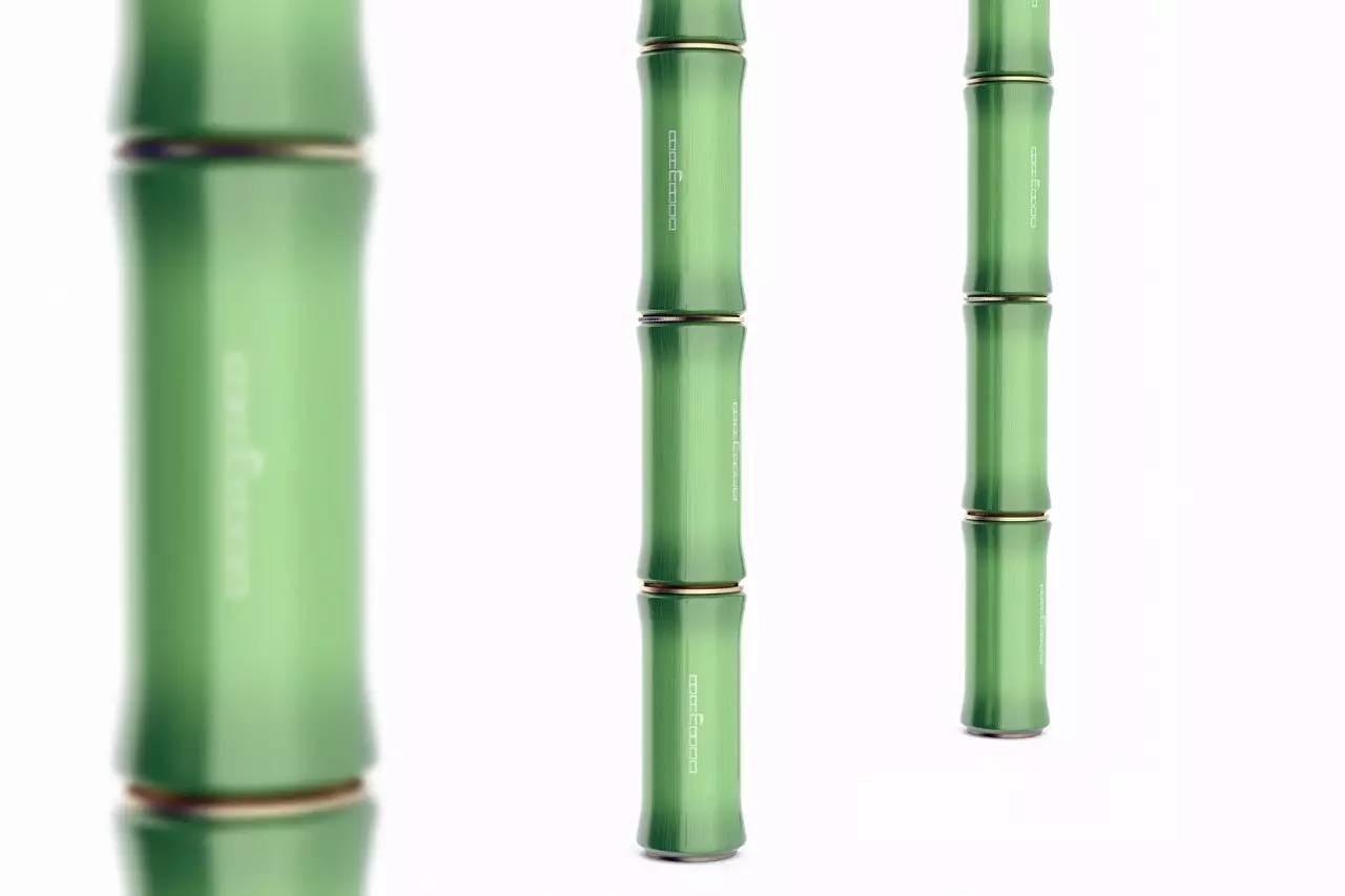 創意清涼的竹子易拉罐飲料包裝設計