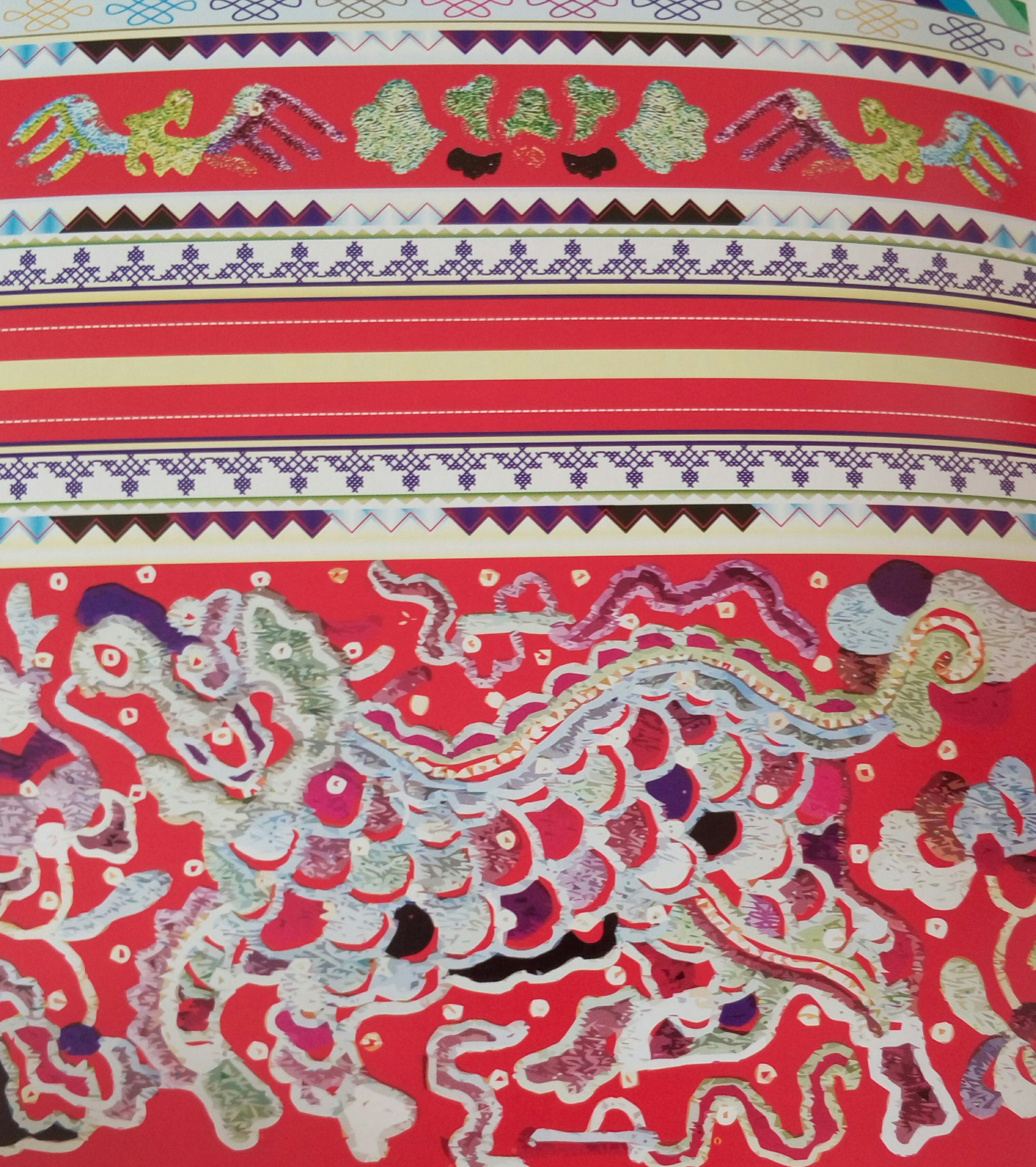 中國傳統刺繡與織物圖案