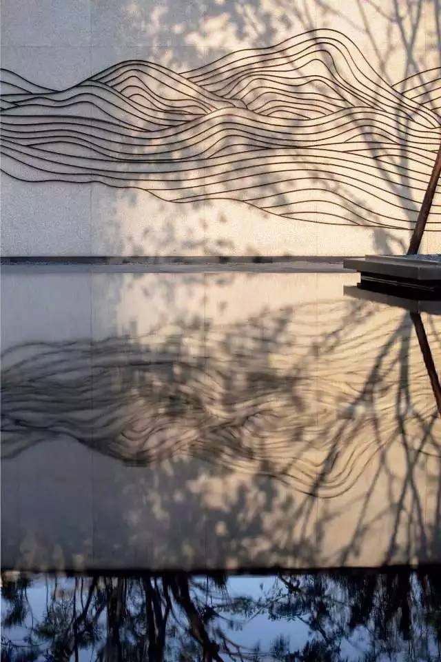 中式景觀流行設計元素：山水景墻