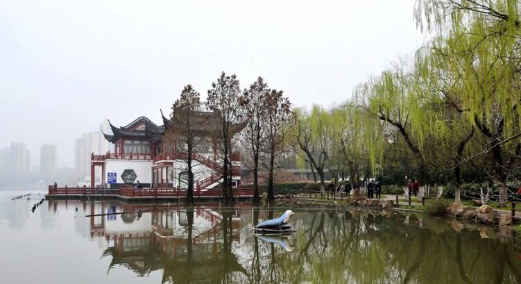 江南第一名湖，莫愁湖水榭風光