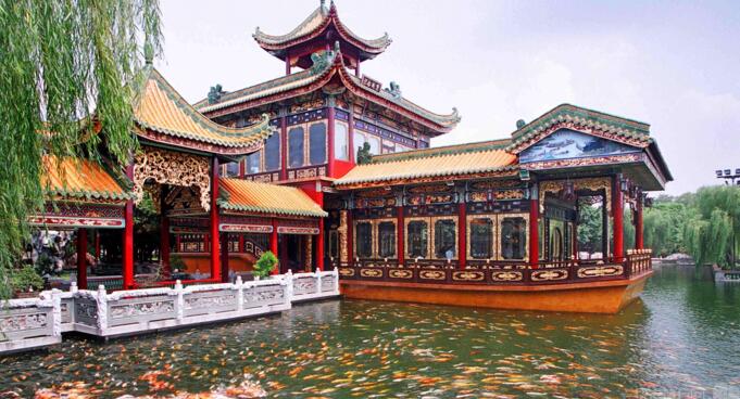 廣州寶墨園廊亭水榭