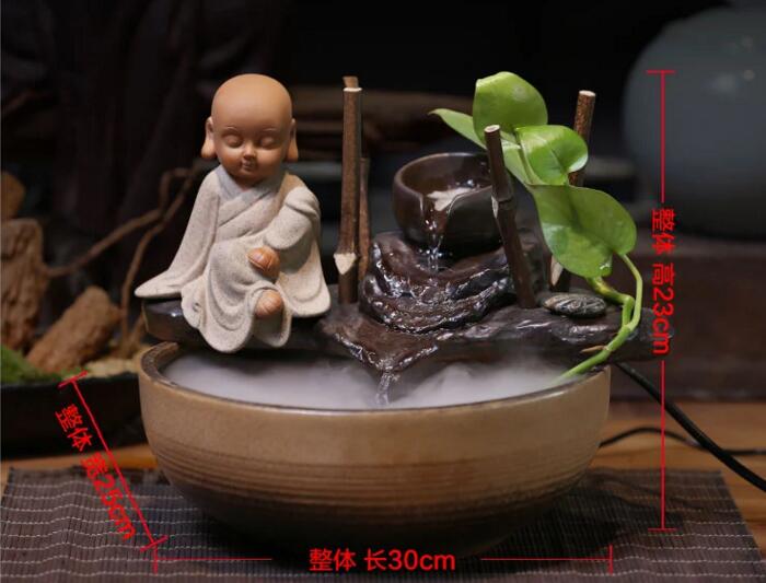 陶瓷創意流水擺件客廳噴泉,室內假山的石材禁忌