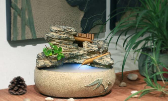 假山工藝噴泉魚(yú)池