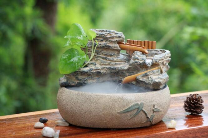 假山工藝噴泉魚(yú)池