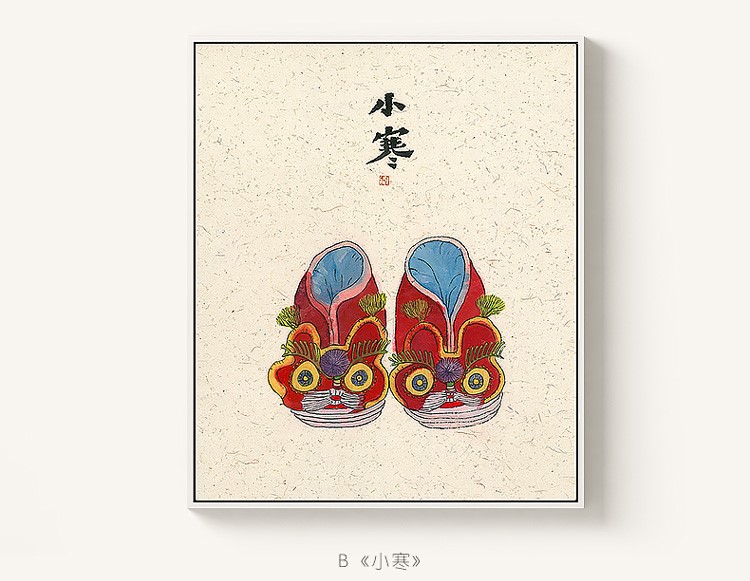 四款中國風元素藝術裝飾畫