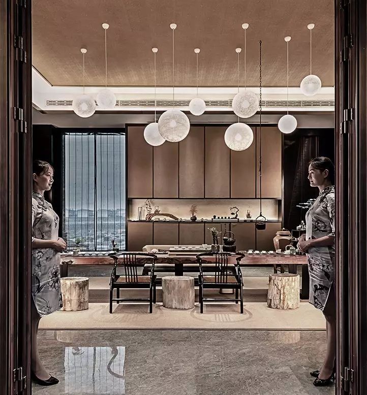 水墨中式，“游園驚夢”裝修設計