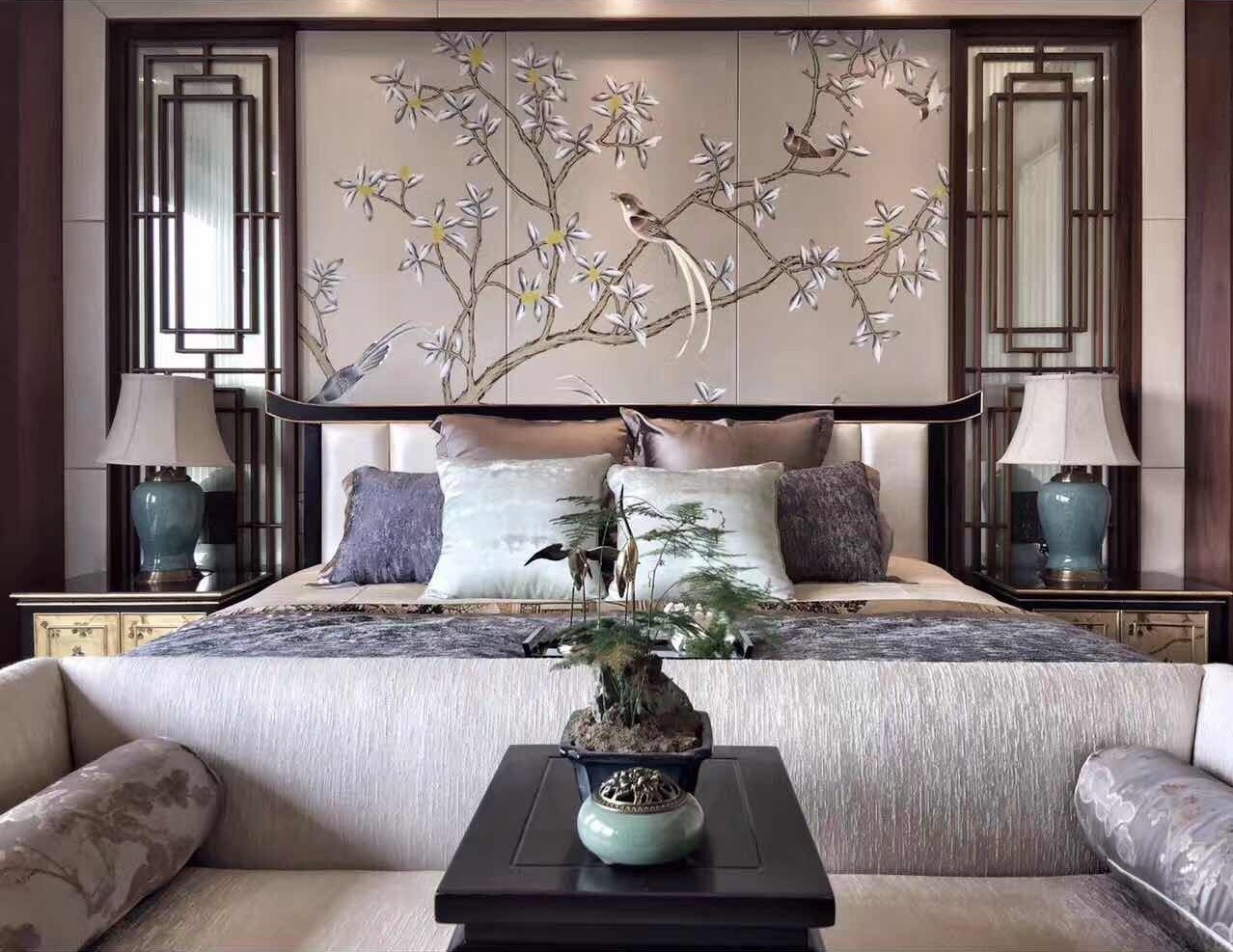龍光御海天禧別墅樣板房，高端大氣的新中式豪