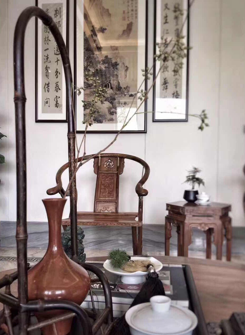 龍光御海天禧別墅樣板房，高端大氣的新中式豪