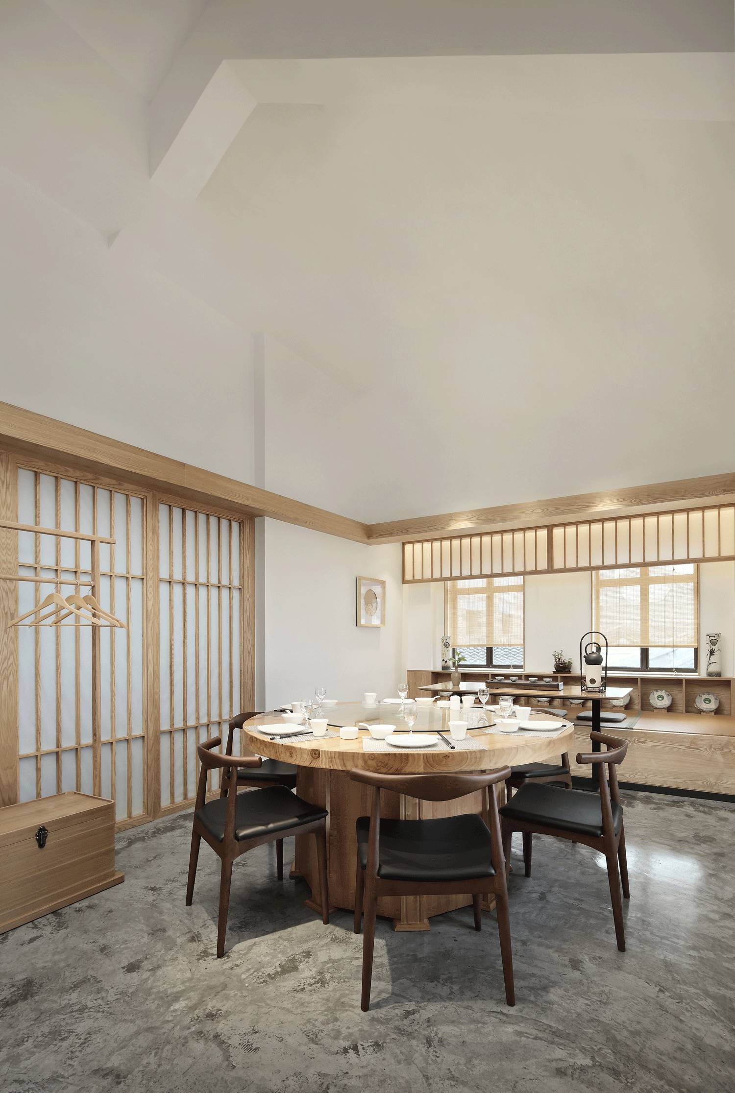 樸素安靜的禪意原木空間,中式裝修造景藝術(shù)