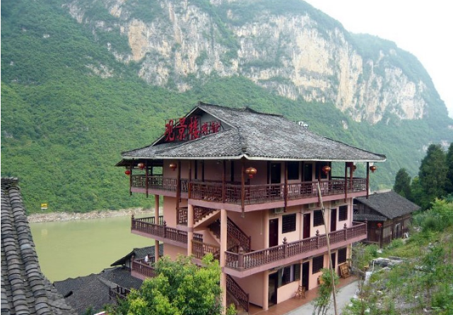  重慶龔灘古鎮觀景樓