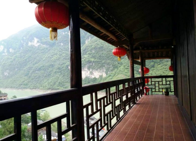  重慶龔灘古鎮觀景樓