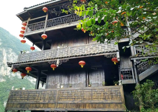  重慶龔灘古鎮觀景樓