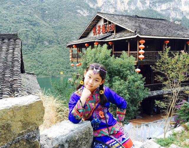  重慶龔灘古鎮觀景樓