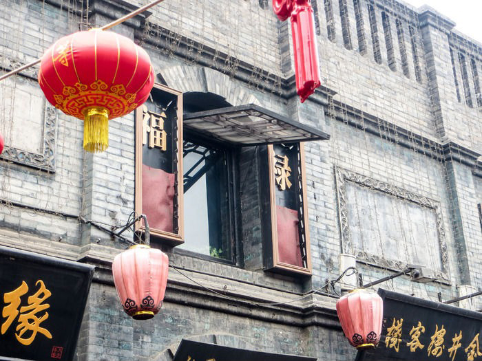 中國風福祿木窗戶