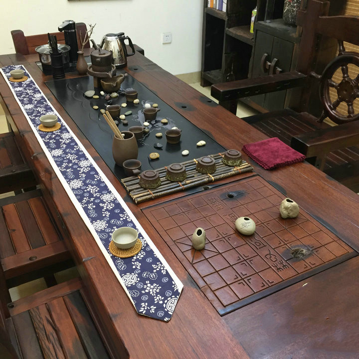 簡潔大氣中式茶桌，中國風簡約精致實用茶桌
