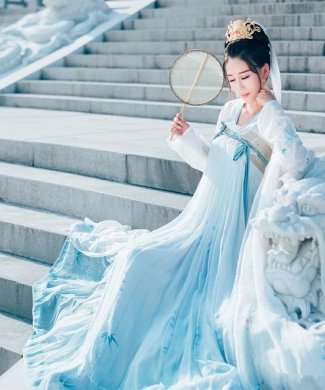 古風(fēng)優(yōu)美淡雅，仙氣縹緲漢服