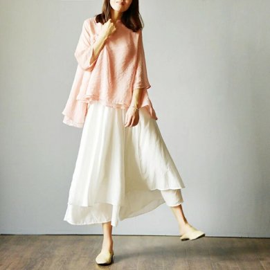 禪意文藝旗袍漢服，中國(guó)風(fēng)禪服圖片
