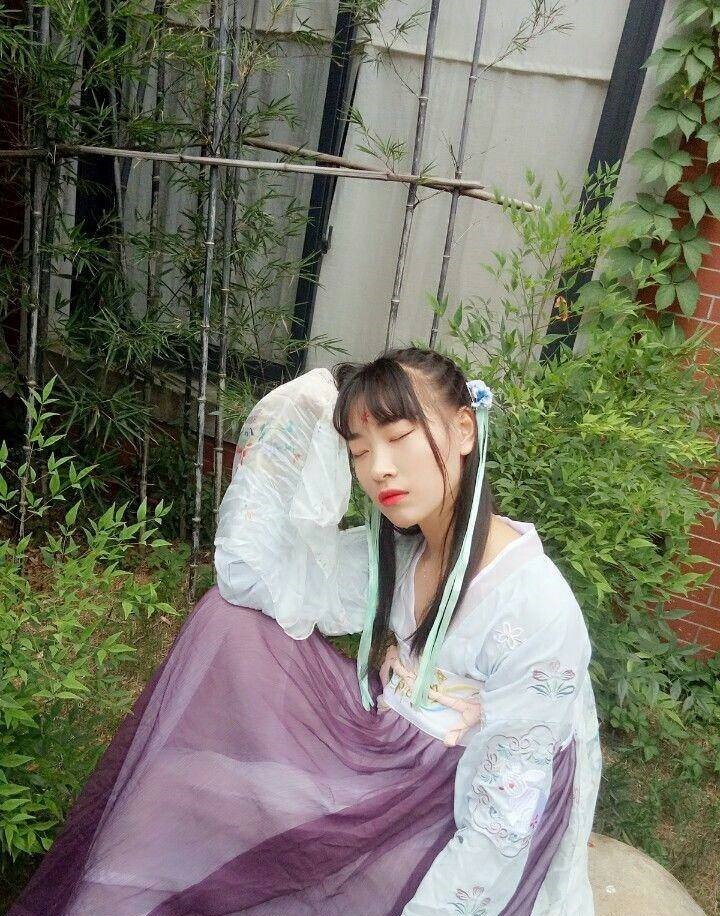 四款清新淡雅漢服，飄逸襦裙漢服圖片