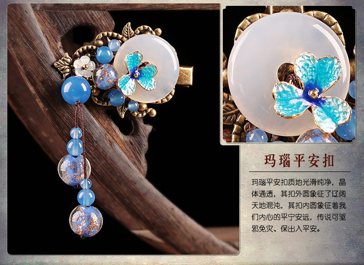清水怡香發夾：古典古風魚嘴發夾頭飾