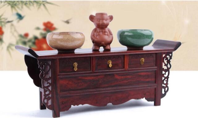 紅酸枝木家具，微縮家具案桌