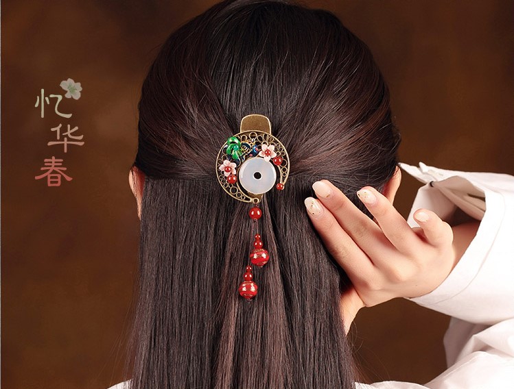 憶華春發(fā)夾：古典中國風發(fā)夾頭飾