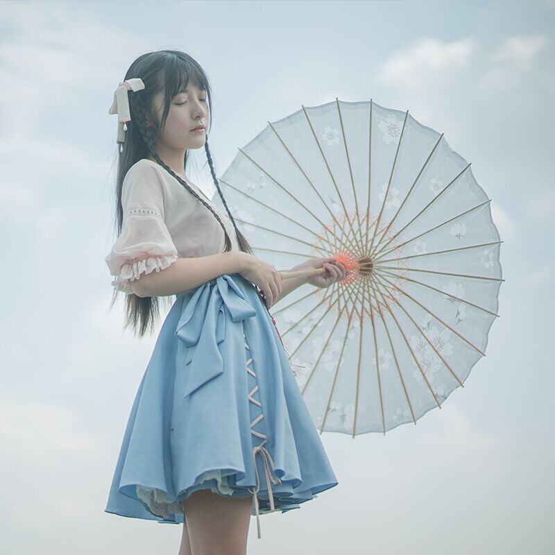 窈窕淑女古風漢服，俏皮可愛漢服美女
