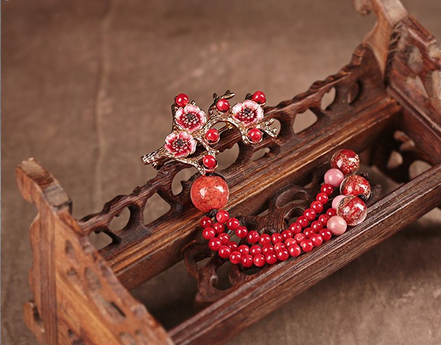 中國(guó)風(fēng)復(fù)古胸針胸花披肩飾品