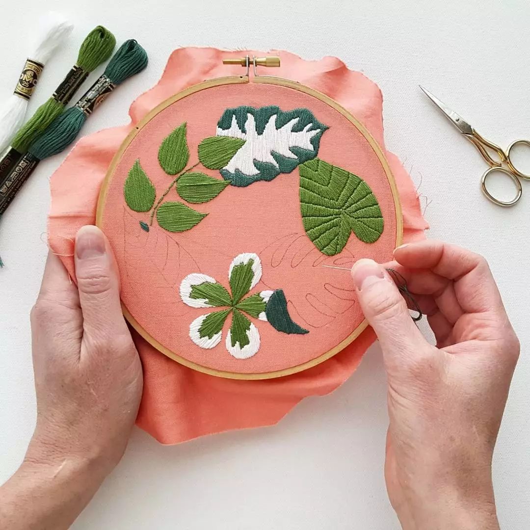 唯美手工刺繡藝術：用針線填滿你的生活吧!