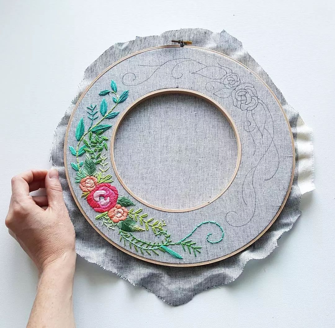 唯美手工刺繡藝術：用針線填滿你的生活吧!