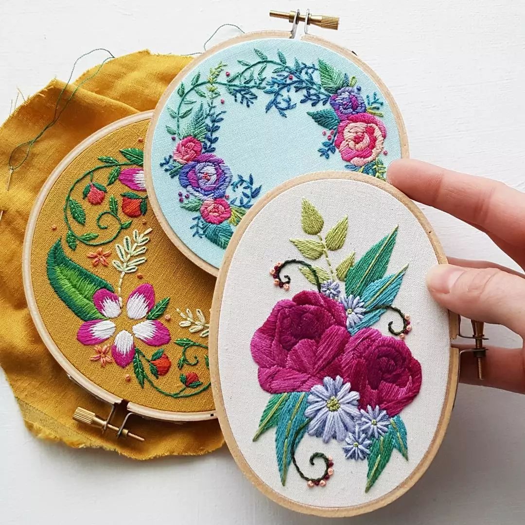 唯美手工刺繡藝術：用針線填滿你的生活吧!