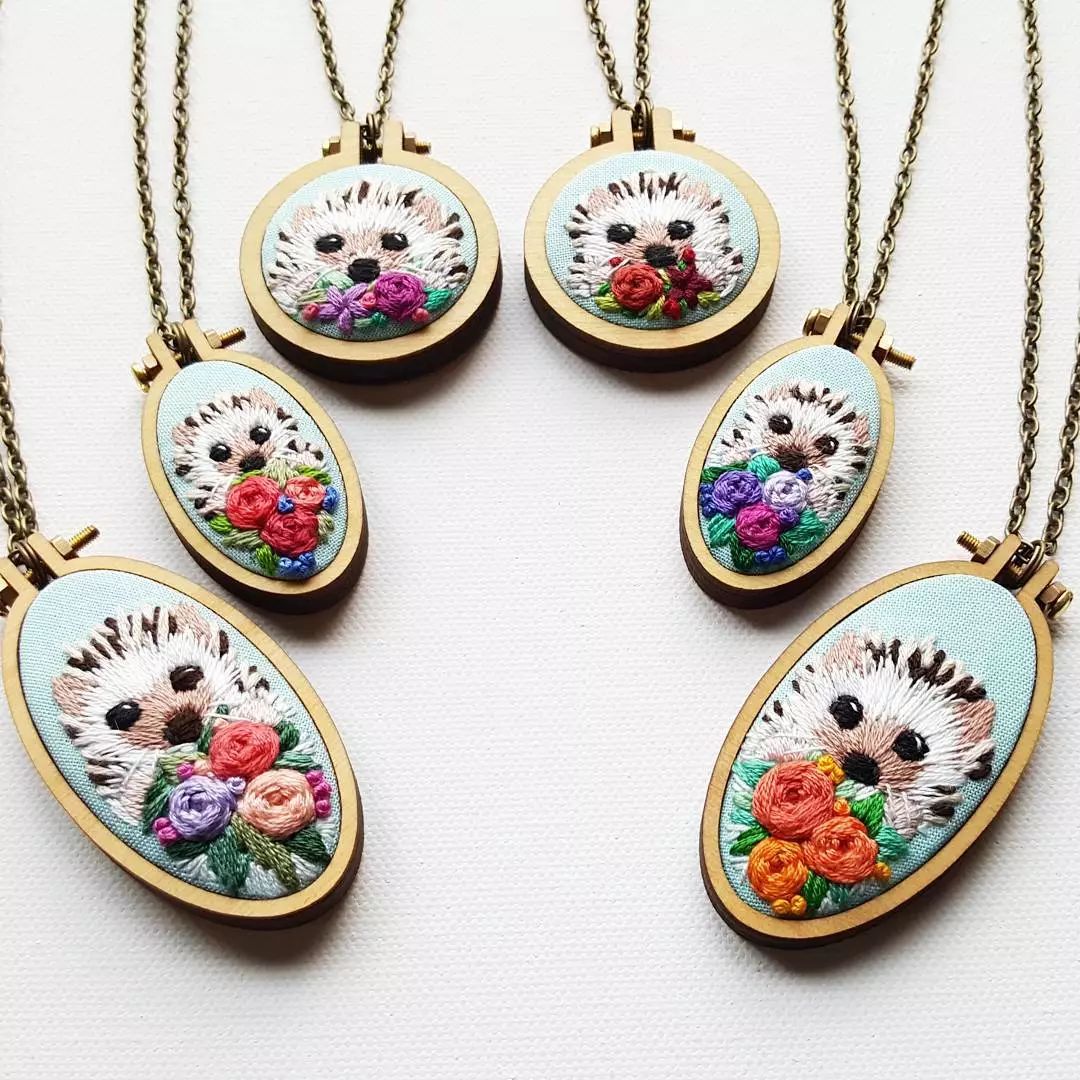 唯美手工刺繡藝術：用針線填滿你的生活吧!
