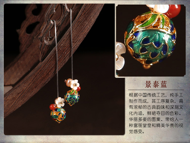 小清新耳線氣質簡約貝殼珍珠耳環