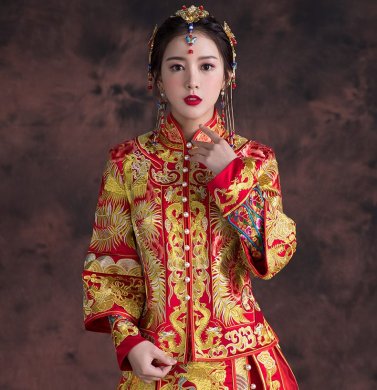 喚醒傳統中國風俗的唯美中式禮服新娘禮服