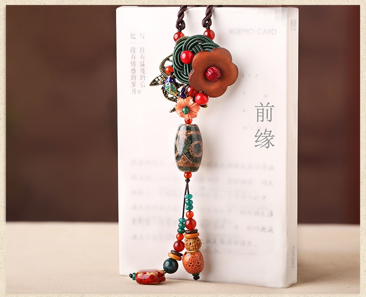 復古長款云南配飾毛衣鏈項鏈首飾