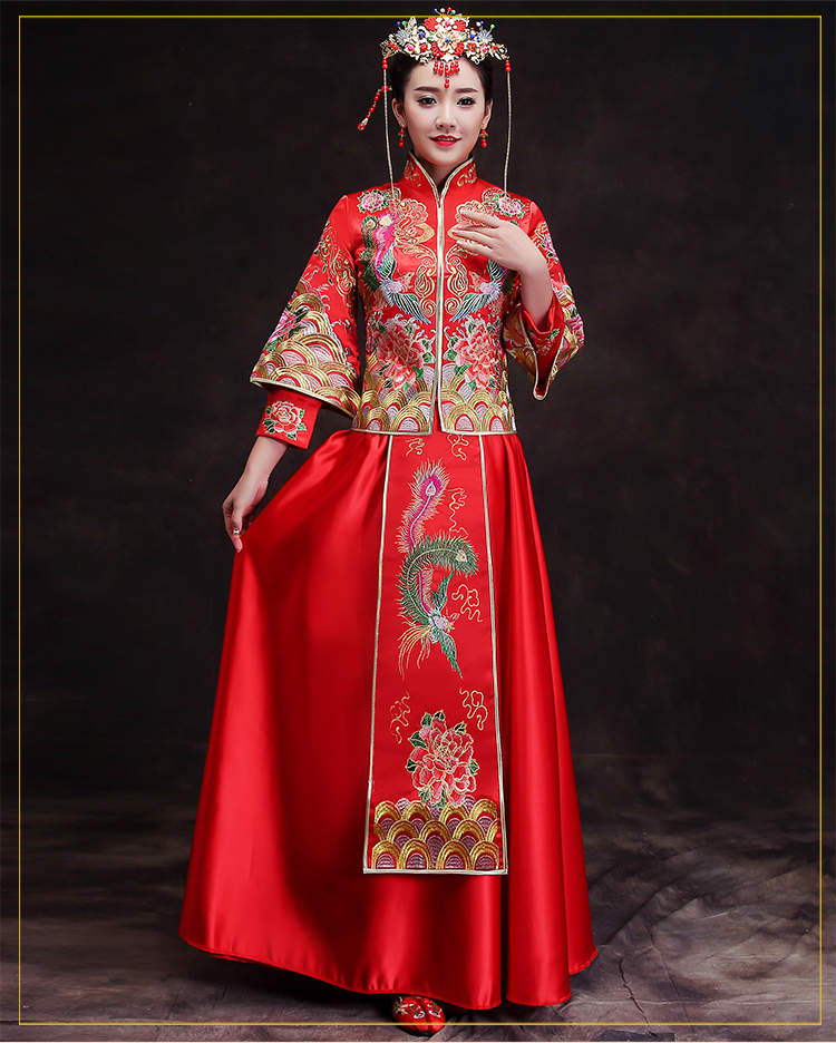 復古風新娘禮服，時尚驚艷中式禮服