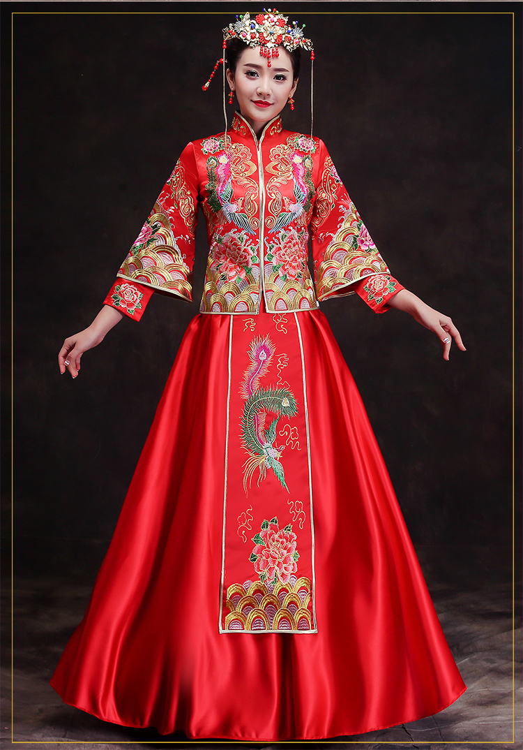 復古風新娘禮服，時尚驚艷中式禮服