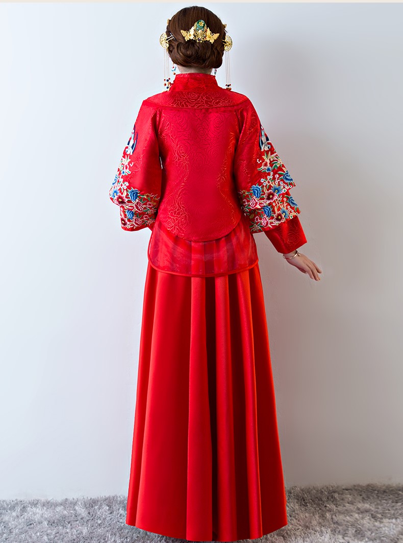 古色古香中式禮服，中國風新娘結婚禮服