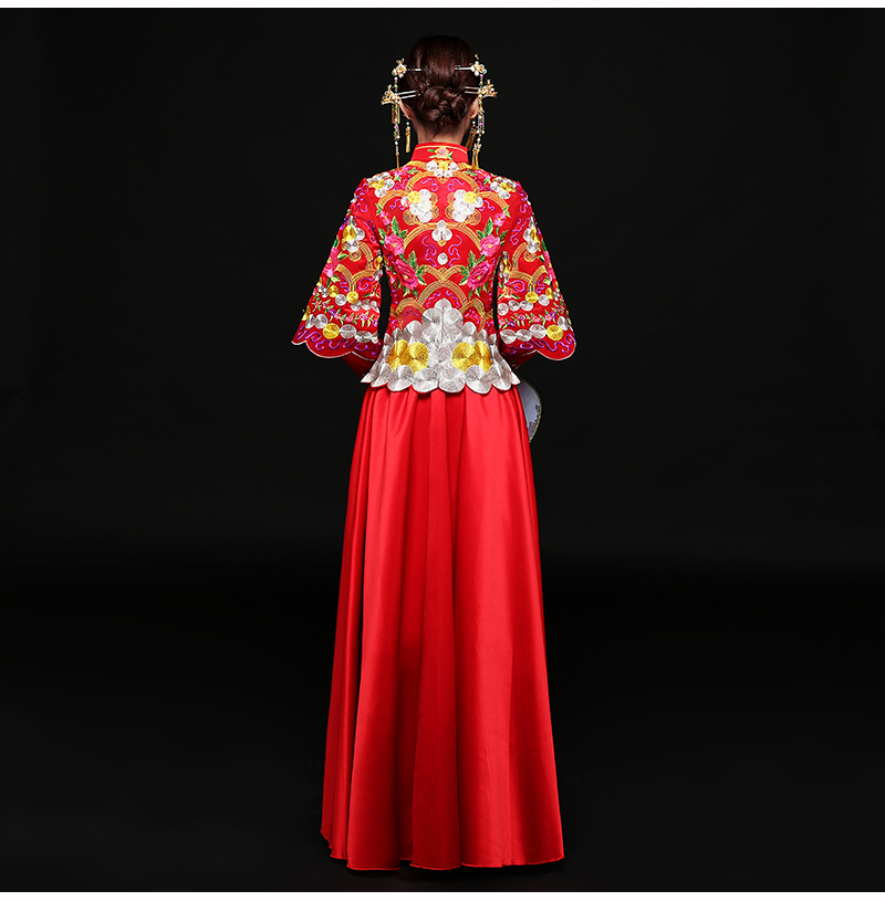 古典秀禾服中式禮服，時尚中國風新娘禮服
