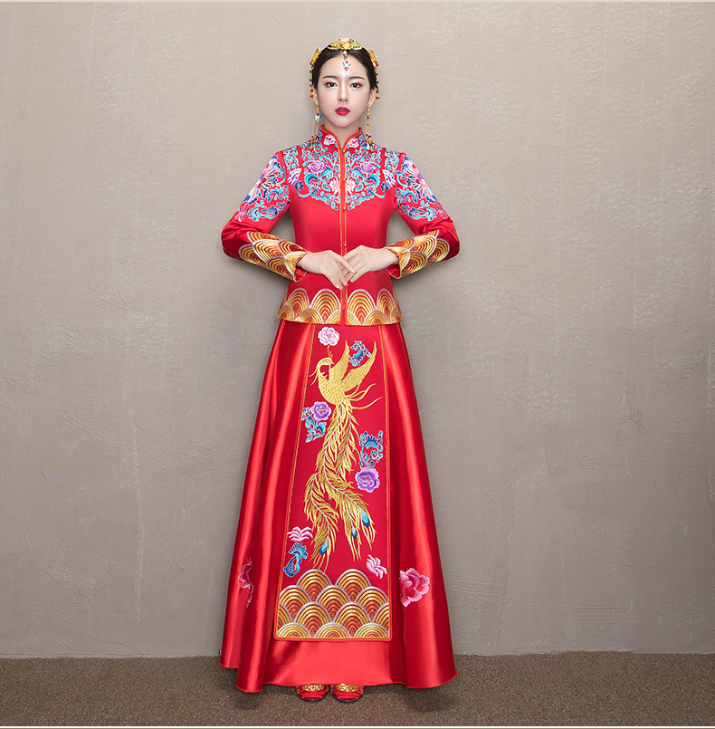 復古典雅秀禾服，時尚中式禮服新娘禮服