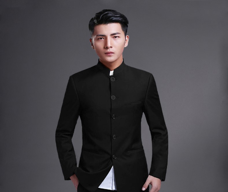 時尚中國風立領休閑男士中山裝