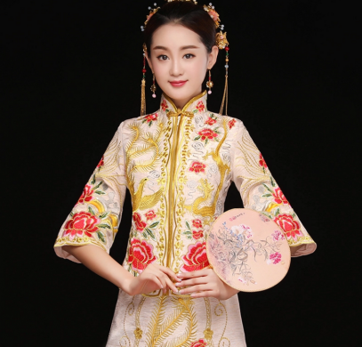 中式秀禾禮服，復古潮流新娘禮服