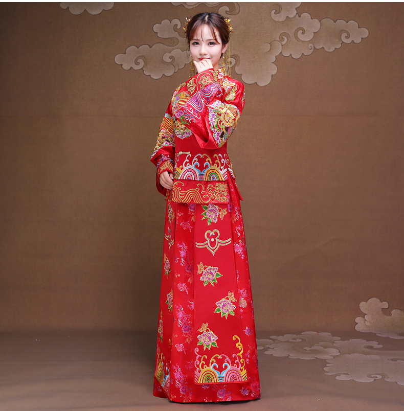 雙喜秀禾服，時尚復古新娘中式禮服