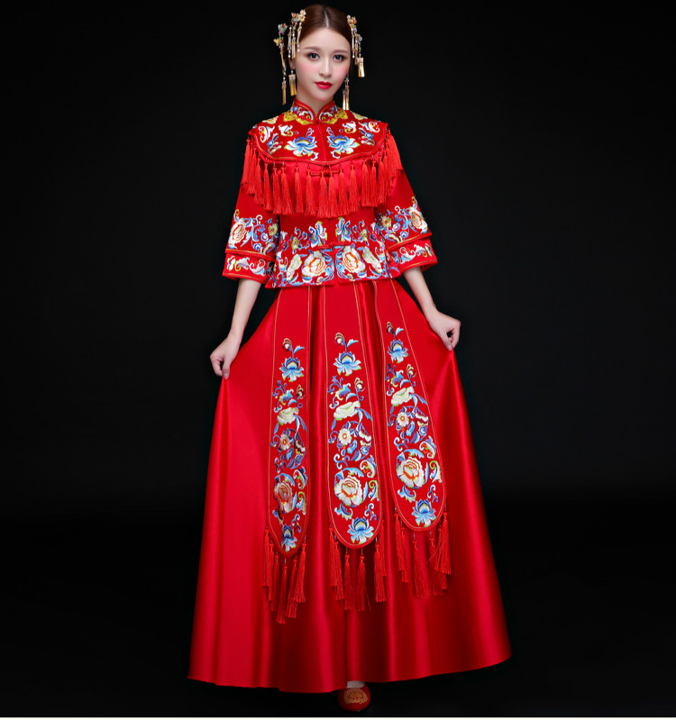 古典時尚中式禮服，中國風新娘禮服